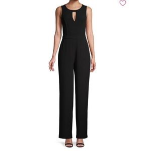 BCBG Maxazria Black Keyhole Jumpsuit